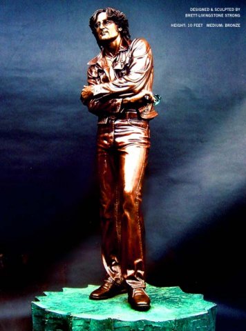 статуя джона леннона
